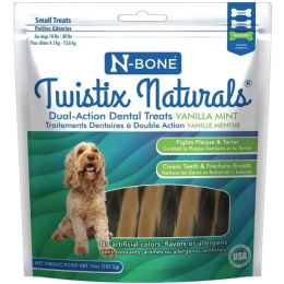 N-Bone Twistix NaturalsÃ¡Vanilla Mint Dental Treats Small - 10 oz