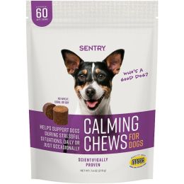 Sentry Calming Chews for Dogs - 60 count